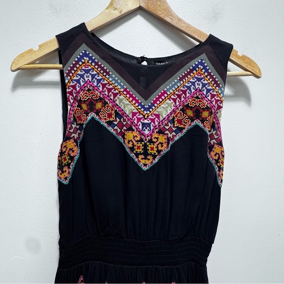 Anthropologie Patchworked Chevron Midi Dress Tanvi Kedia Size 2 Orig $278 - Picture 4 of 16